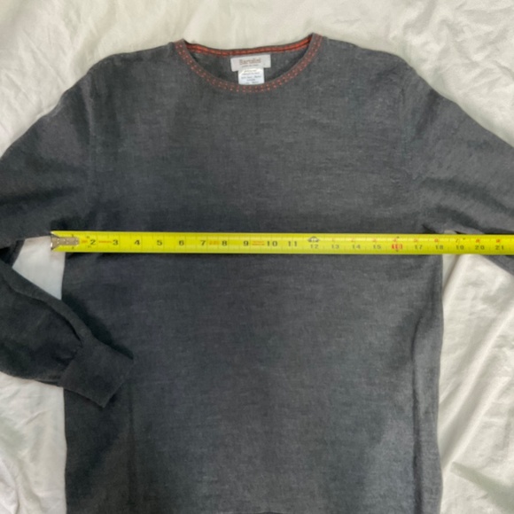 Grey 100% Merino Wool Sweater by Bartolini Women’s Medium - Picture 4 of 7